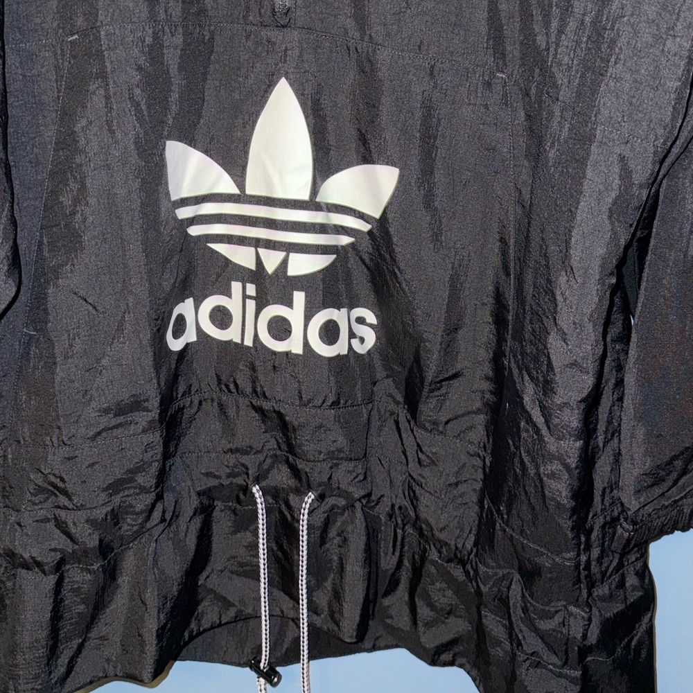 Adidas Long Oversized Windbreaker Pullover - Picture 6 of 9